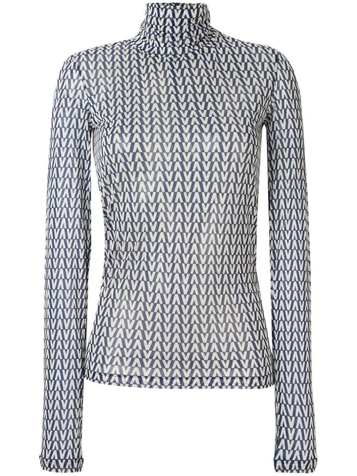 Valentino Optical V Jumper - Blue