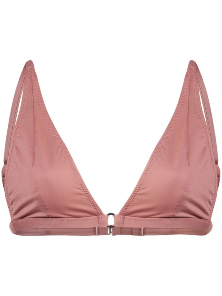 Fleur Du Mal Built Up Triangle Bikini Top - Pink