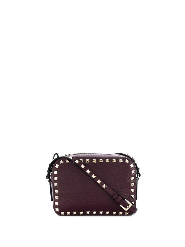Valentino Valentino Garavani Rockstud Camera Crossbody Bag - Purple
