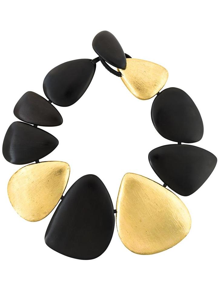 Monies Drop Shaped Necklace, Women's, Black