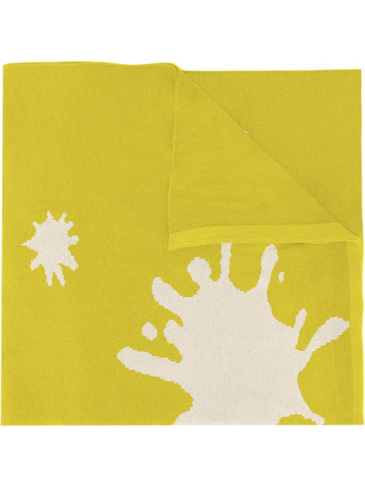Umd - Umd X Paris Essex Merino Scarf - Men - Merino - One Size, Yellow/orange, Merino
