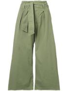 Nili Lotan Wide Leg Culottes - Green