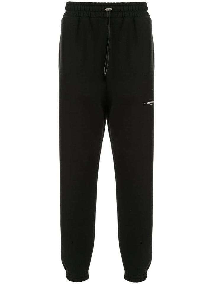 Represent Logo Sweatpants - Black