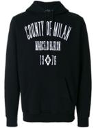 Mcq Alexander Mcqueen Skater Swallow Badge Hoodie - Black
