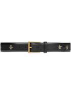 Gucci Bees And Stars Belt - Black