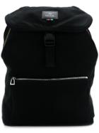 Ps By Paul Smith Logo Buckle-clasp Backpack - Black
