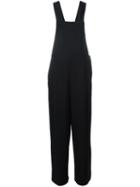Dkny Pure Tailored Overalls, Women's, Size: Small, Black, Triacetate