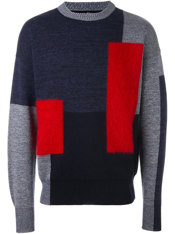 Oamc Colour Block Jumper