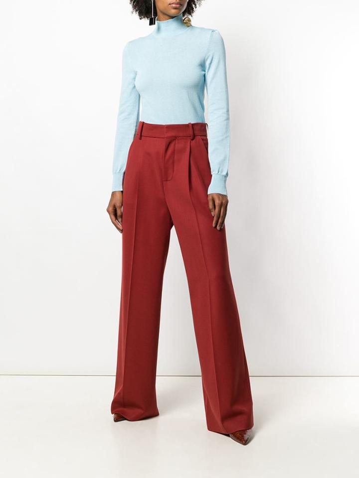 Jacquemus Open Back Detail Sweater - Blue