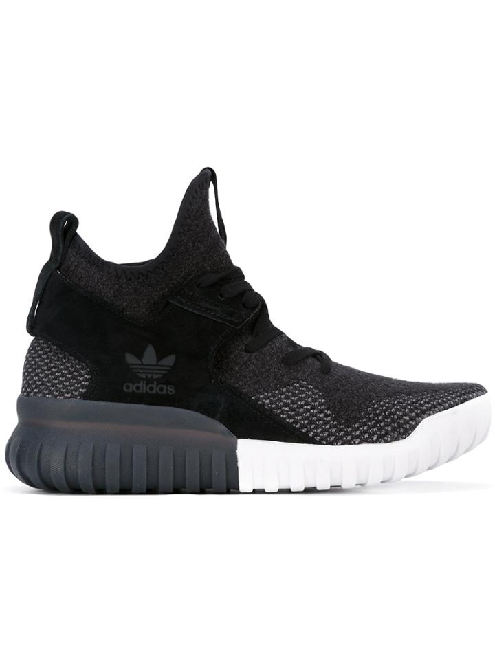 Adidas X Tubular Primeknit Sneakers - Black