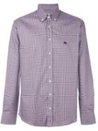 Etro Plain Shirt, Men's, Size: 40, Pink/purple, Cotton
