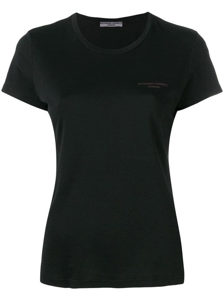 Katharine Hamnett Logo Print T-shirt - Black