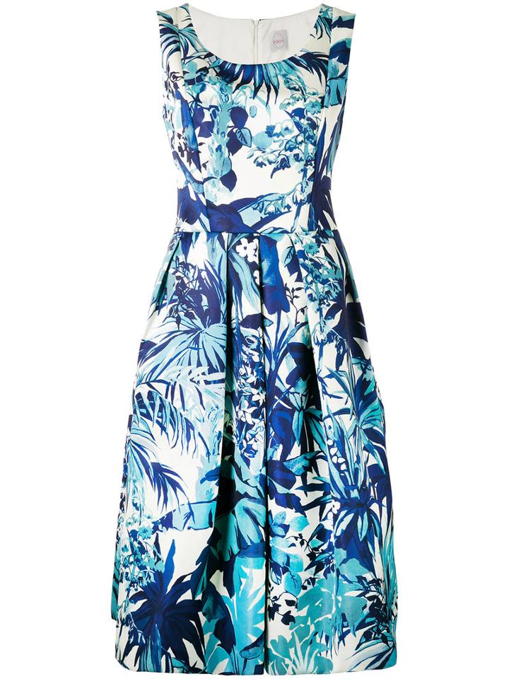 Eggs - Amal Dress - Women - Polyester/acetate - 42, Women's, Blue, Polyester/acetate