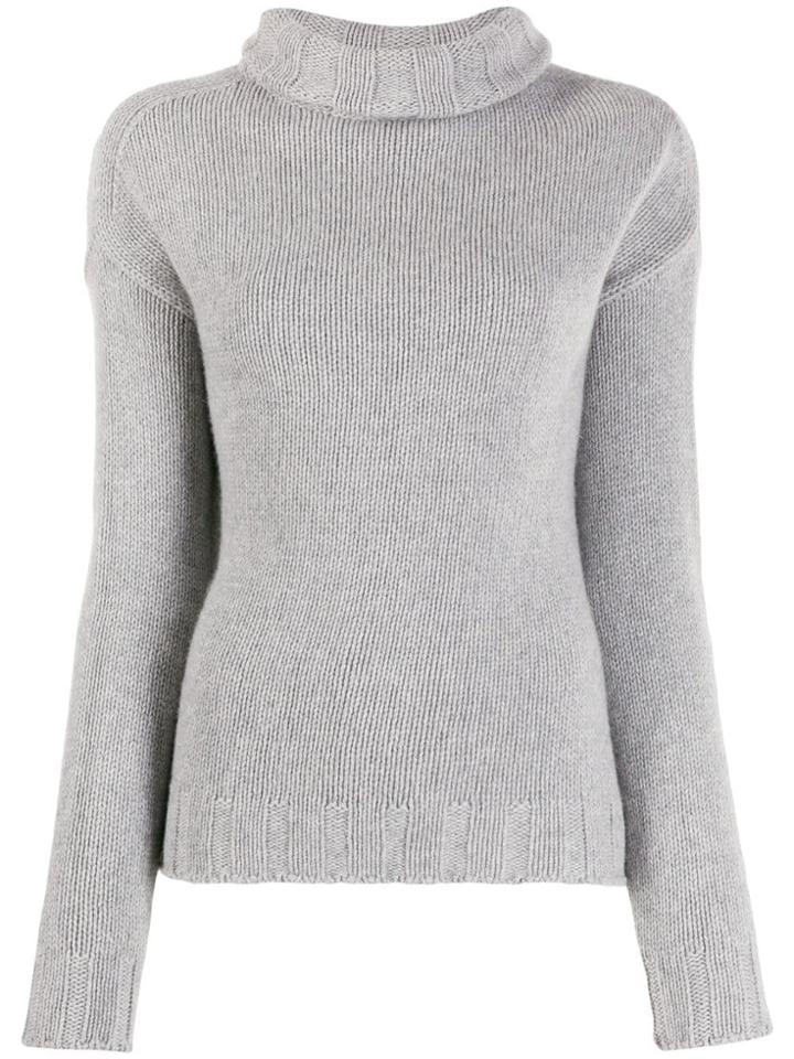 Aragona Knitted Cashmere Jumper - Grey