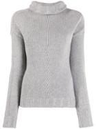Aragona Knitted Cashmere Jumper - Grey