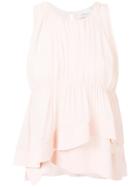 3.1 Phillip Lim Ruffle-trim Top - Pink & Purple