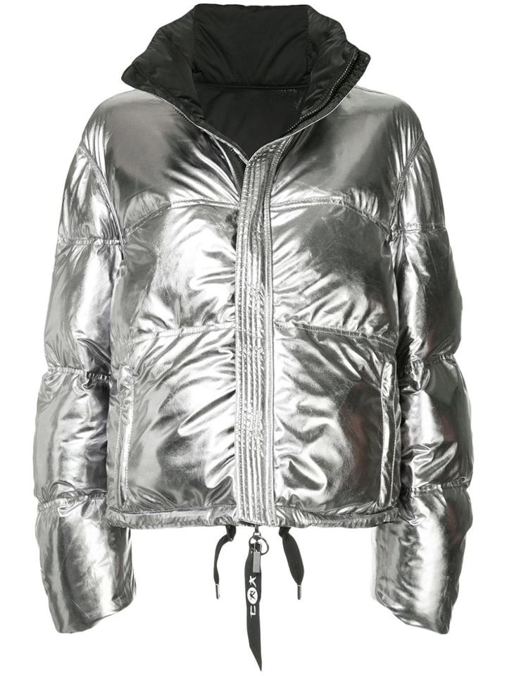 Kru Reversible Down Jacket - Silver