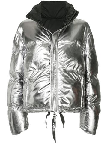 Kru Reversible Down Jacket - Silver