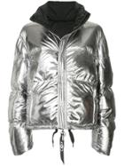 Kru Reversible Down Jacket - Silver