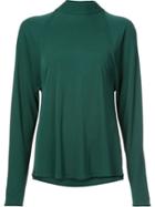 Rosetta Getty Draped Blouse - Green