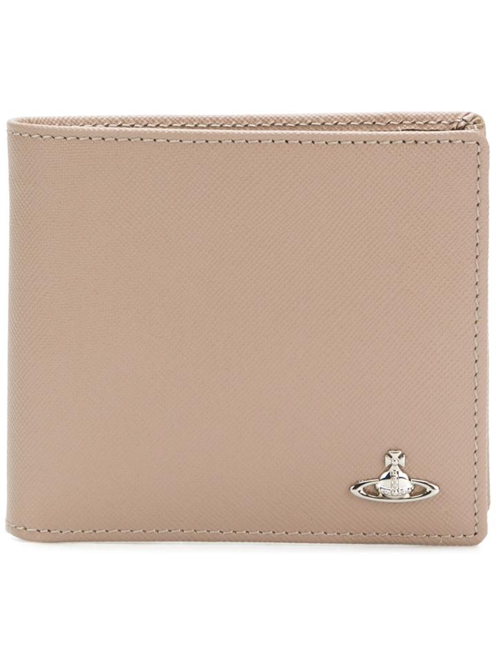 Vivienne Westwood Billfold Logo Plaque Wallet - Nude & Neutrals