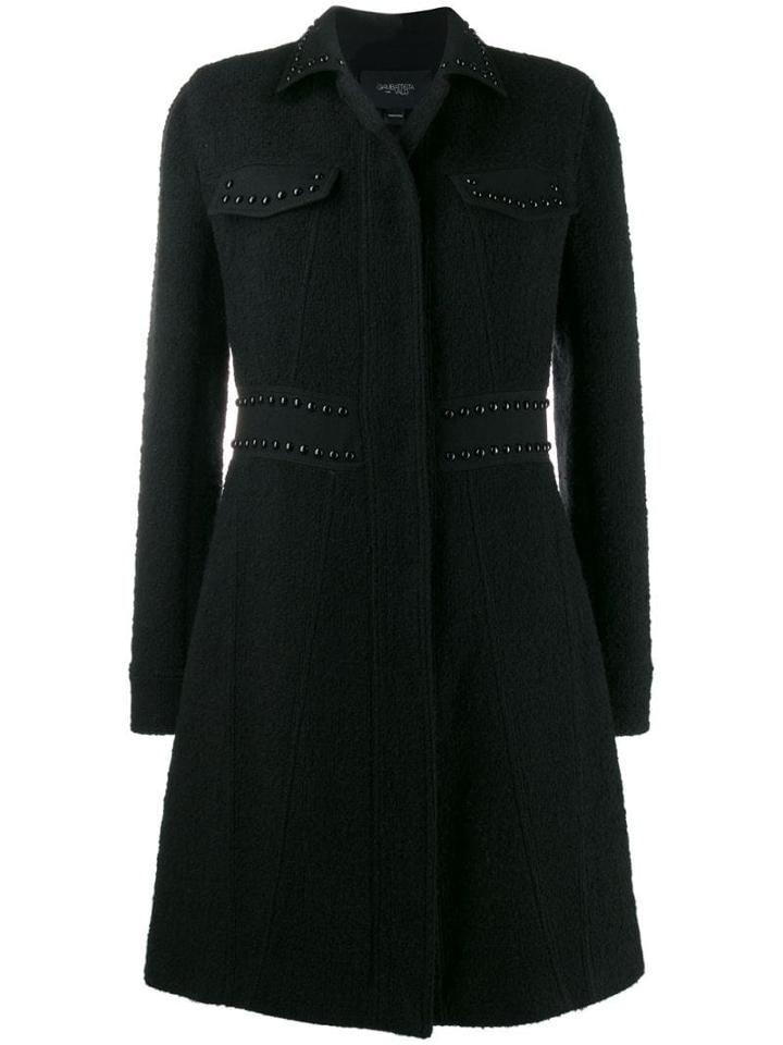 Giambattista Valli Stud-embellished Coat - Black