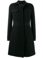 Giambattista Valli Stud-embellished Coat - Black