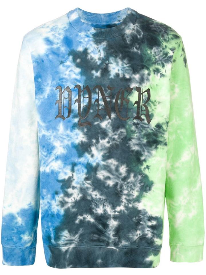Vyner Articles Tie-dye Sweatshirt - Green