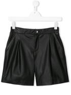 Pinko Kids Teen Fitted Shorts - Black