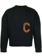 Cerruti 1881 Letter Print Sweater - Black
