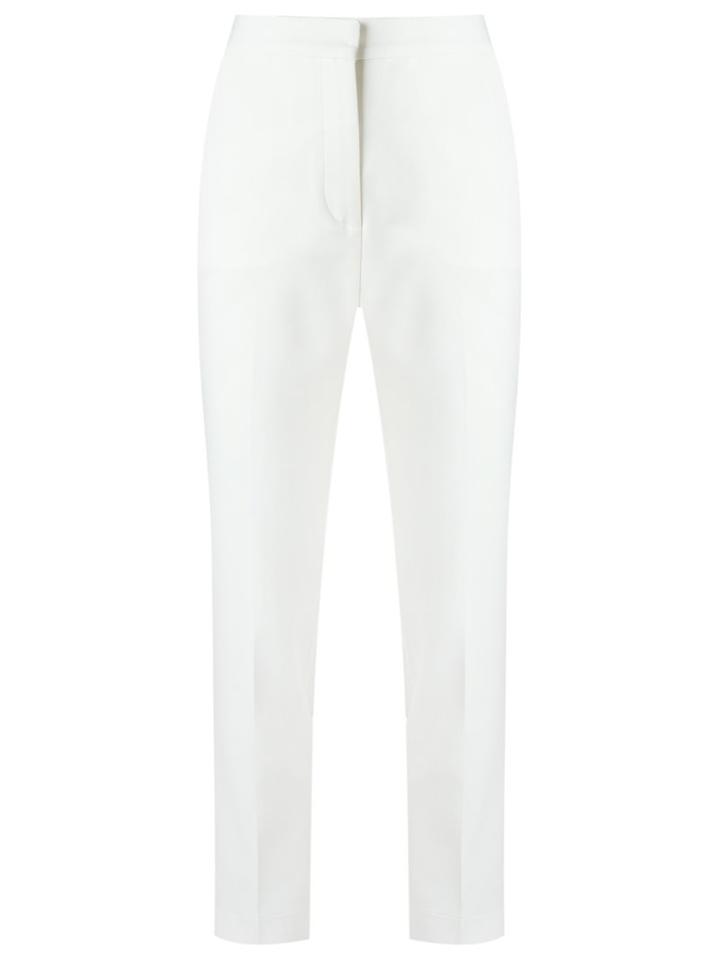 Egrey Cropped Trousers, Women's, Size: 40, White, Polyester/spandex/elastane/viscose