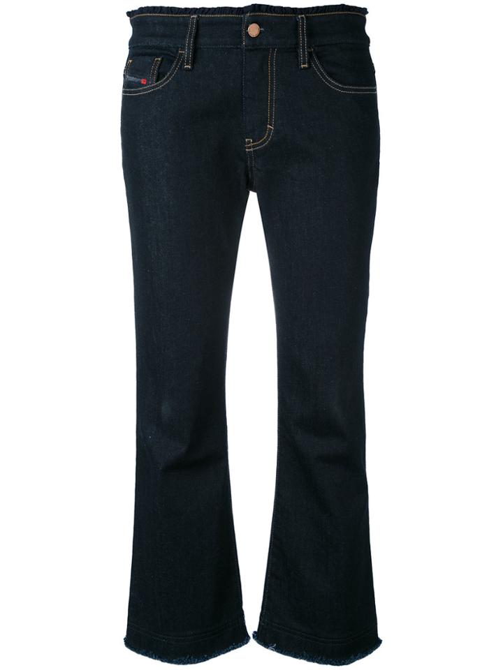 Diesel Cropped Trousers - Blue