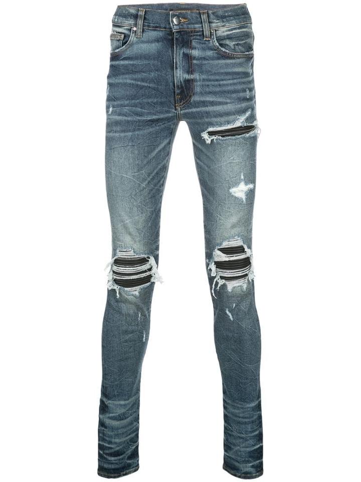 Amiri Amiri W9m01100sd Dark Crafted Indigo Natural (veg)->cotton -