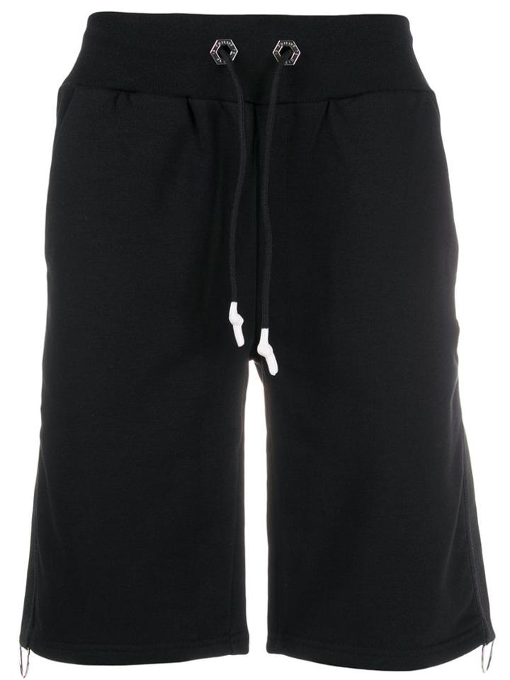Philipp Plein Drawstring Shorts - Black