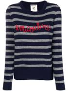 Semicouture Molly Riga Striped Sweater - Blue