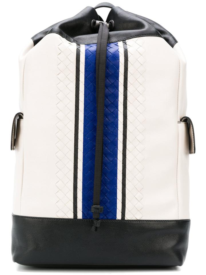 Bottega Veneta Nero Vialinea Calf Backpack - Black
