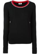 Sonia By Sonia Rykiel Contrast Neck Detail Jumper