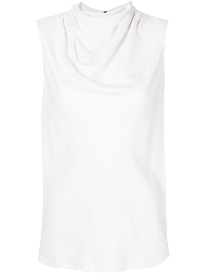 Rick Owens - Draped Top - Women - Acetate/viscose - 42, White, Acetate/viscose