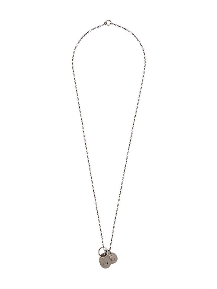 Werkstatt:münchen Cluster Ring Pendant Necklace - Silver