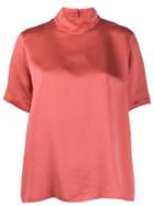 Forte Forte Stand Up Collar T-shirt - Pink