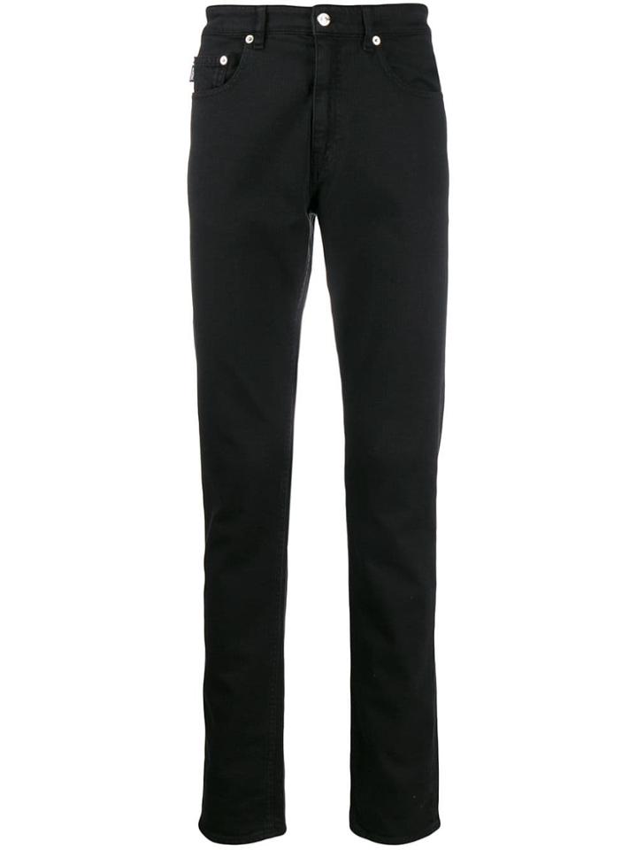 Love Moschino Logo Plaque Jeans - Black