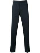 Lanvin - Side Pull Trousers - Men - Cotton - 50, Blue, Cotton