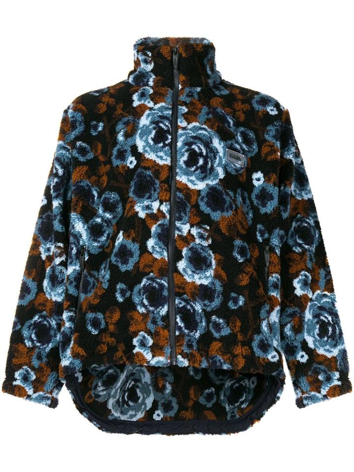 Napa By Martine Rose Floral Print Coat - Blue