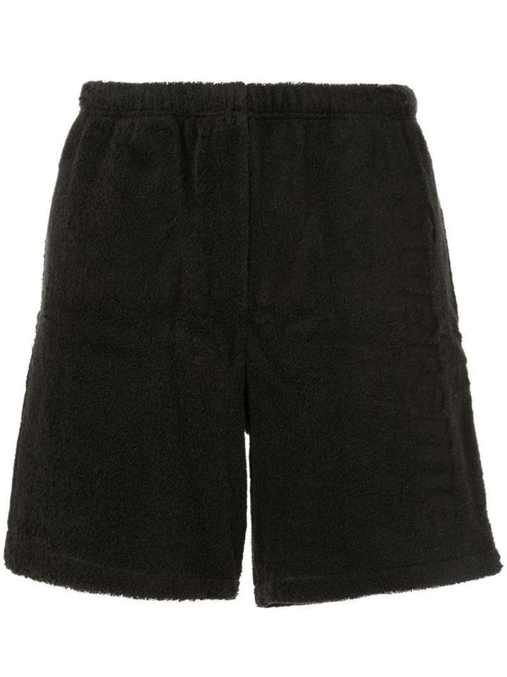 Supreme Terry Logo Shorts - Black