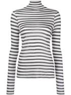 Semicouture Striped Longsleeved T-shirt - Blue