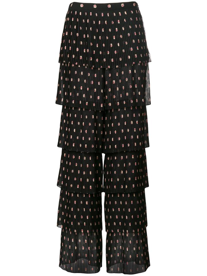 Rachel Zoe Side-stripe Flared Trousers - White
