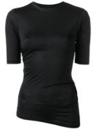 Jacquemus Half Sleeve T-shirt - Black