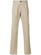 Versace Loose Fit Trousers - Nude & Neutrals