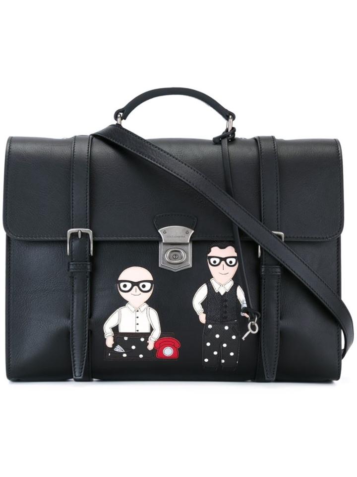 Dolce & Gabbana Designers Patch Messenger Bag