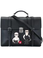 Dolce & Gabbana Designers Patch Messenger Bag